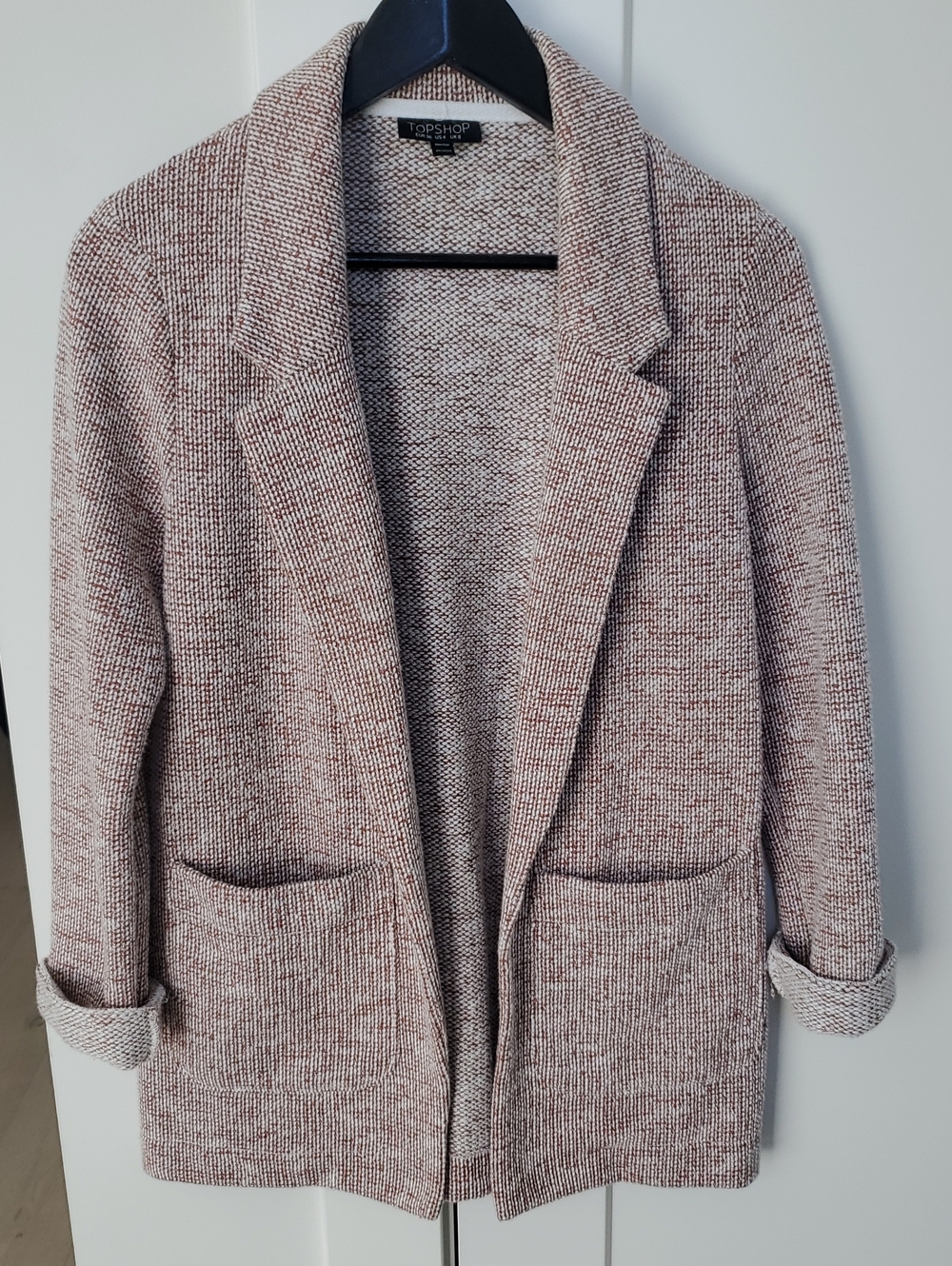 TOP SHOP- The Softest- Open Blazer, Sz. 4 US Like NEW